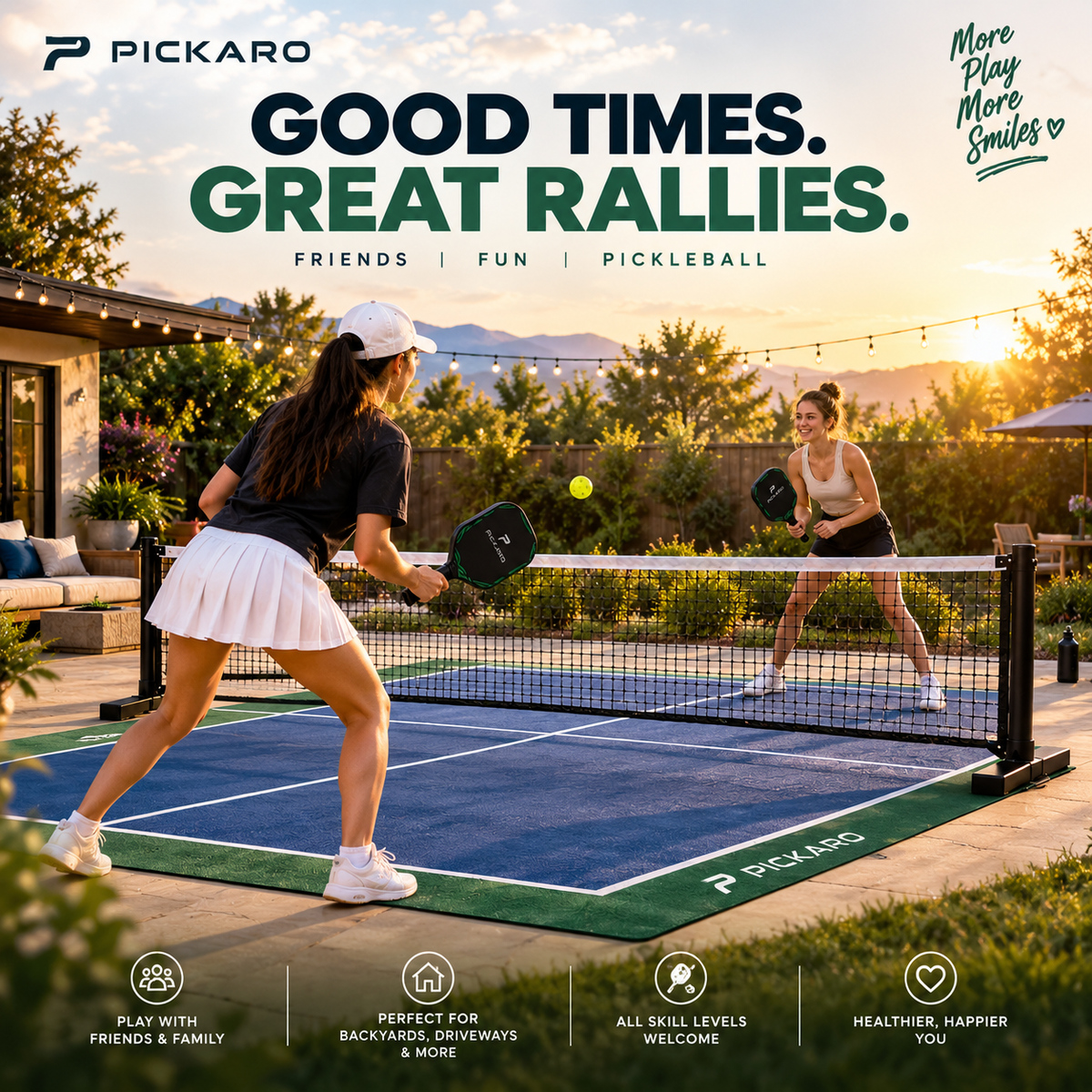 Pickaro Indoor Pickleball Set