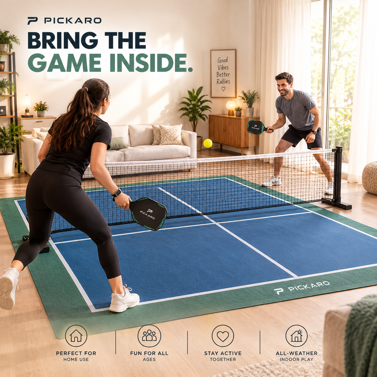 Pickaro Indoor Pickleball Set